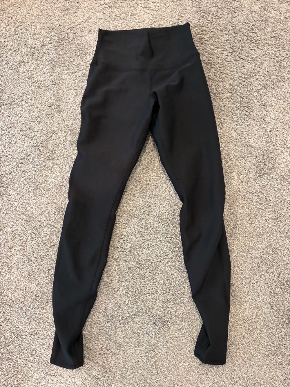 ALO Yoga High-Waist Airbrush Black Leggings